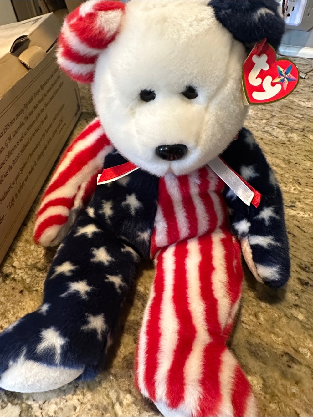 NWT Ty Collectible "Spangle" Beanie Buddy